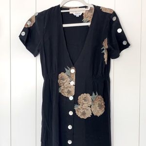 Stone cold fox silk dress size 1, preowned